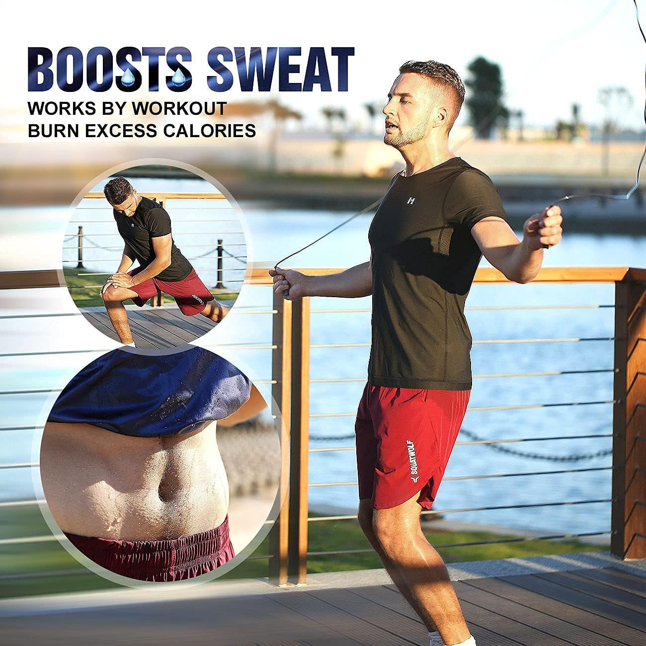 Men Sauna-Sweat-Shirt Slimming-Shapewear Comression-Fitness Slimmer-Saunasuits Body Shaper Tank Top Polymer Trainer