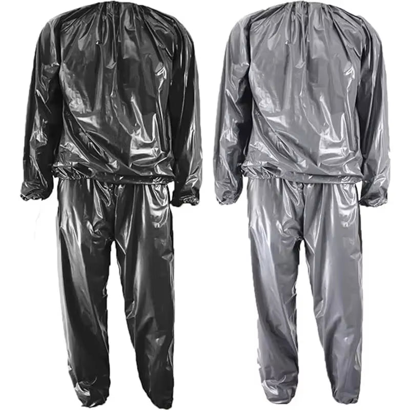 PVC Men Woman Sauna Suit Exercise Weight Loss Exercise Slimming Gym Fitness Workout Antirip Waterproof Sports Sweat Sauna Suit